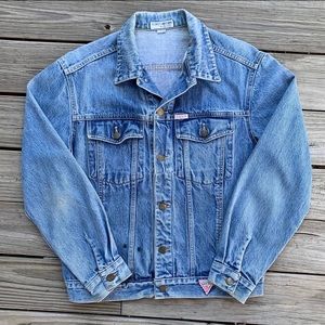 RARE Vintage Original Georges Marciano GUESS 80s 90s Denim Jacket Jean Coat